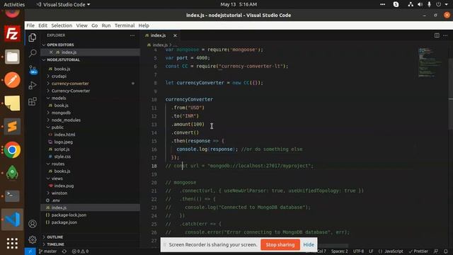 Express NodeJS Tutorial in Hindi #24 How to Create Currency Converter using Node JS смотреть онлайн