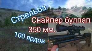 Крюгерган снайпер стрельба на 100 ярдов