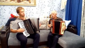 На улице Гороховой... Аккордеон, баян дуэт. Розенбаум кавер.
