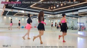 Amarte Bachata (Easy Intermediate) teach line dance = Yoon | Withus Korea