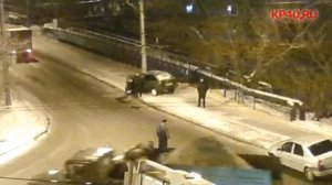 Автомобиль влетел в столб  6 февраля Калуга