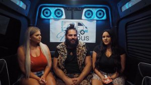 Lucky Fan Meets Ashley Barbie on the Fan Bus with Alexa’s Morgan