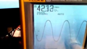 BASS AMP/ EBS MODELO GORM ET 350,MEDICION A 300HZ