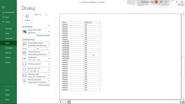 EXCEL w Zarządzaniu Projektami | Przygotowanie Danych do Wydruku | ▶strefakursow.pl◀ #excel смотреть онлайн
