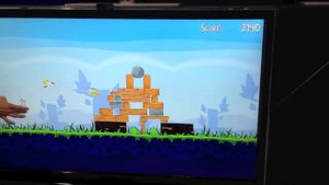 UWHS - CES 2012 - TCL Smart TV Angry Birds