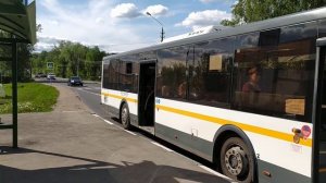 Автобус ЛиАЗ-5292.65-03 остановка Заречье (Дмитров) 25.05.2021