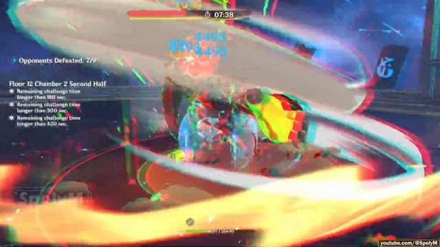 Dehya Mono Pyro & Hu Tao Vaporize Team | Spiral Abyss 4.3 Floor 12 - Full 9 Stars смотреть онлайн