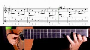 Le vent le cri by Ennio Morricone | Classical Guitar Tutorial + Sheet & Tab