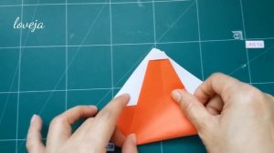 DIY Easy Origami Santa Claus Christmas