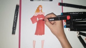 FASHION ILLUSTRATION SPEED DRAWING/ рисуем эскиз /eskiz chizishni o'rganish