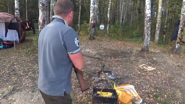 Рыбалка с ночевкой на Яузском водохранилище. Охота на рыбу и зайца!