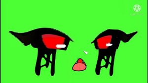 футаж гача {глаза и рот}