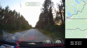 Дорога Архангельск - Плесецк - Каргополь - Пудож - Вытегра - Санкт-Петербург 26.07.2019 (ускоренное