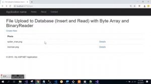 C# Image File Upload to Database (Insert and Read) with Byte Array and BinaryReader