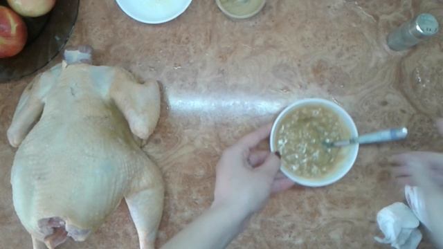 Ароматная курочка Запеченная курица Домашняя птица в духовке Медово-чесночный соус Петух под соусом