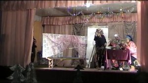 Новогоднее представление в сельском клубе