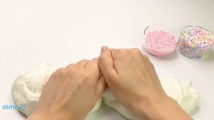 АСМР слайм 41/Странное удовлетворяющее и расслабляющее видео слайм. Приятно смотреть  и слушать.