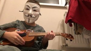 The loser на окулеле (я только начал играть)