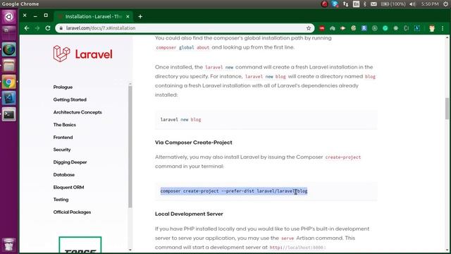 laravel 7 tutorial #1 installation