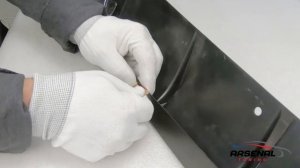 Монтируем  тюнинг/стайлинг диффузор с имитацией двойного выхлопа на KIA RIO 17г. #arsenaltuning