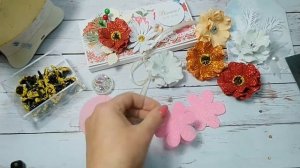 Цветы из глиттерного фоамирана просто и быстро