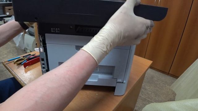 #68 МФУ Samsung ProXpress M3870 сканирует с чёрным прямоугольником | Как заменить шлейф сканера смотреть онлайн