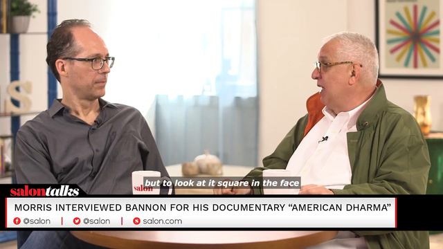 Errol Morris makes the case for giving Steve Bannon a platform in his film "American Dharma"