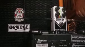 Crayon Full-Range Overdrive by Electro-Harmonix on Bass