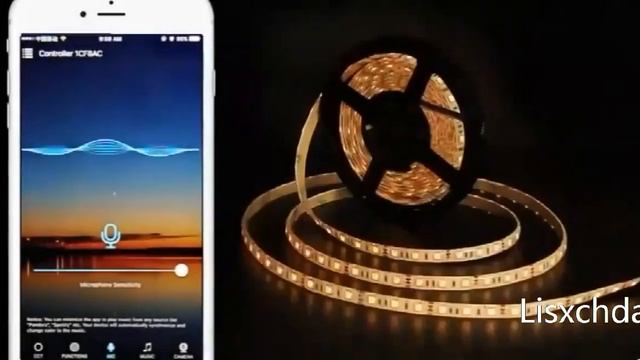 Lisxchda DC 5V USB Bluetooth RGB Strip (use effect display) you can get more discounts смотреть онлайн