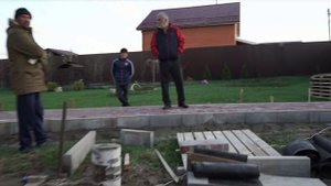 Как мы положили брусчатку в Раменском