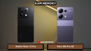 Poco M6 Pro 4G vs Redmi Note 13 Pro