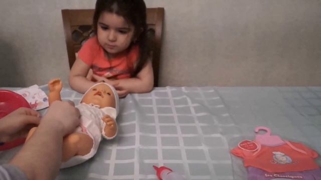 Кукла Беби Борн. Обзор куклы. Игрушки для детей. Doll Baby Born смотреть онлайн
