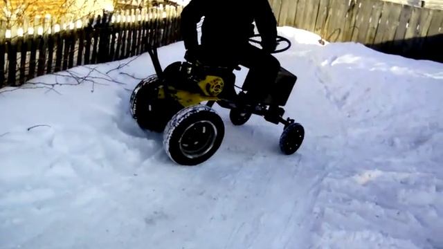 Минитрактор из мотокультиватора . смотреть онлайн