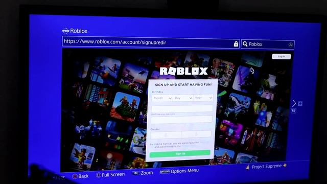 Playing Roblox On PS4 смотреть онлайн