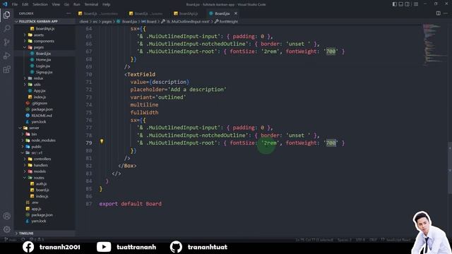How To Make Full Stack Kanban App | React NodeJS MongoDB Material-UI | Full Stack Developer Course