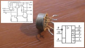Микросхема 140 УД1Б внутри
