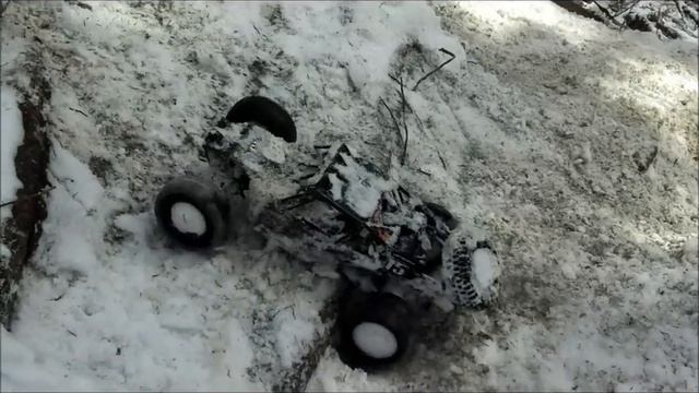 Winter R/C Trail Run in Red Deer with Axial SCX10, Wraith, Hilux смотреть онлайн