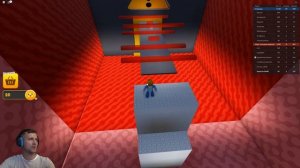 ЗЛАЯ КРАСНАЯ СТЕНА в РОБЛОКС Roblox Be Crushed by a Speeding Wall Super Family Game