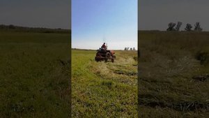 Т 25 и роторная косилка