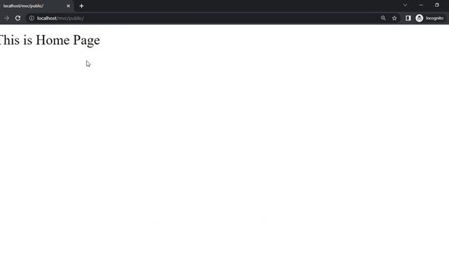 3 - PHP MVC framework from scratch