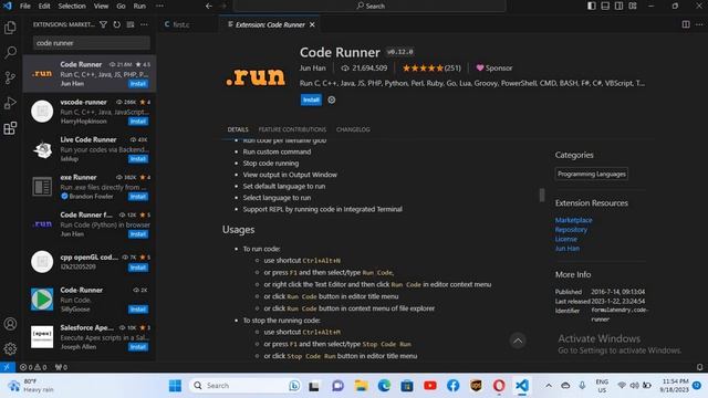 Code Runner - Best Way to use Code Runner Extension in Visual Studio Code 2023 смотреть онлайн