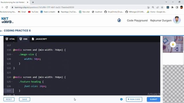 CSS Media Queries | Coding Practice 6 | FLEXBOX | NxtWave | CCBP 4.0