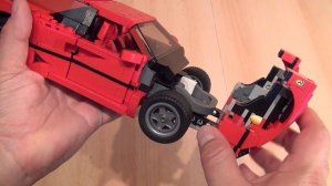 Test LEGO Ferrari F40 (Set 10248 Creator)