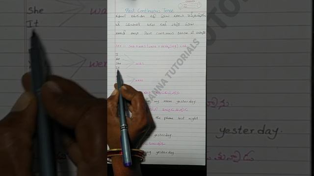 Past continuous tense ll In Telugu ll Sai Prasanna Tutorials смотреть онлайн