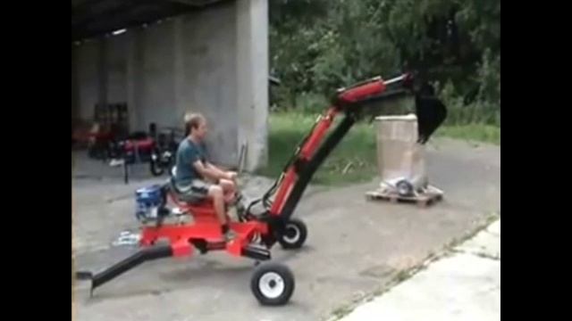 Мини-экскаватор TD-1 (прицепного типа) Part 1 смотреть онлайн