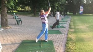 Гольф свинг  Удар 3 вудом