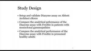 Quantitation of free light chains in serum and the need for standardization