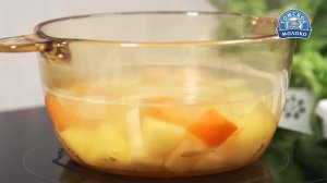 Рецепт сырного крем супа с креветками от Томского молока