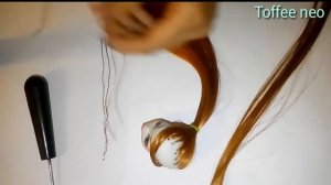 Как перепрошить волосы кукле Монстер хай(часть 1)