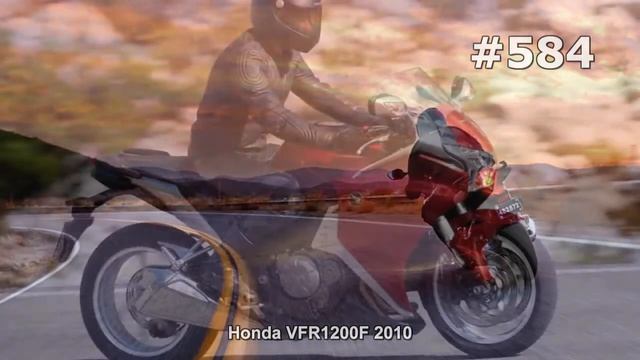 #584. Крутой мотоцикл Honda VFR1200F 2010 смотреть онлайн
